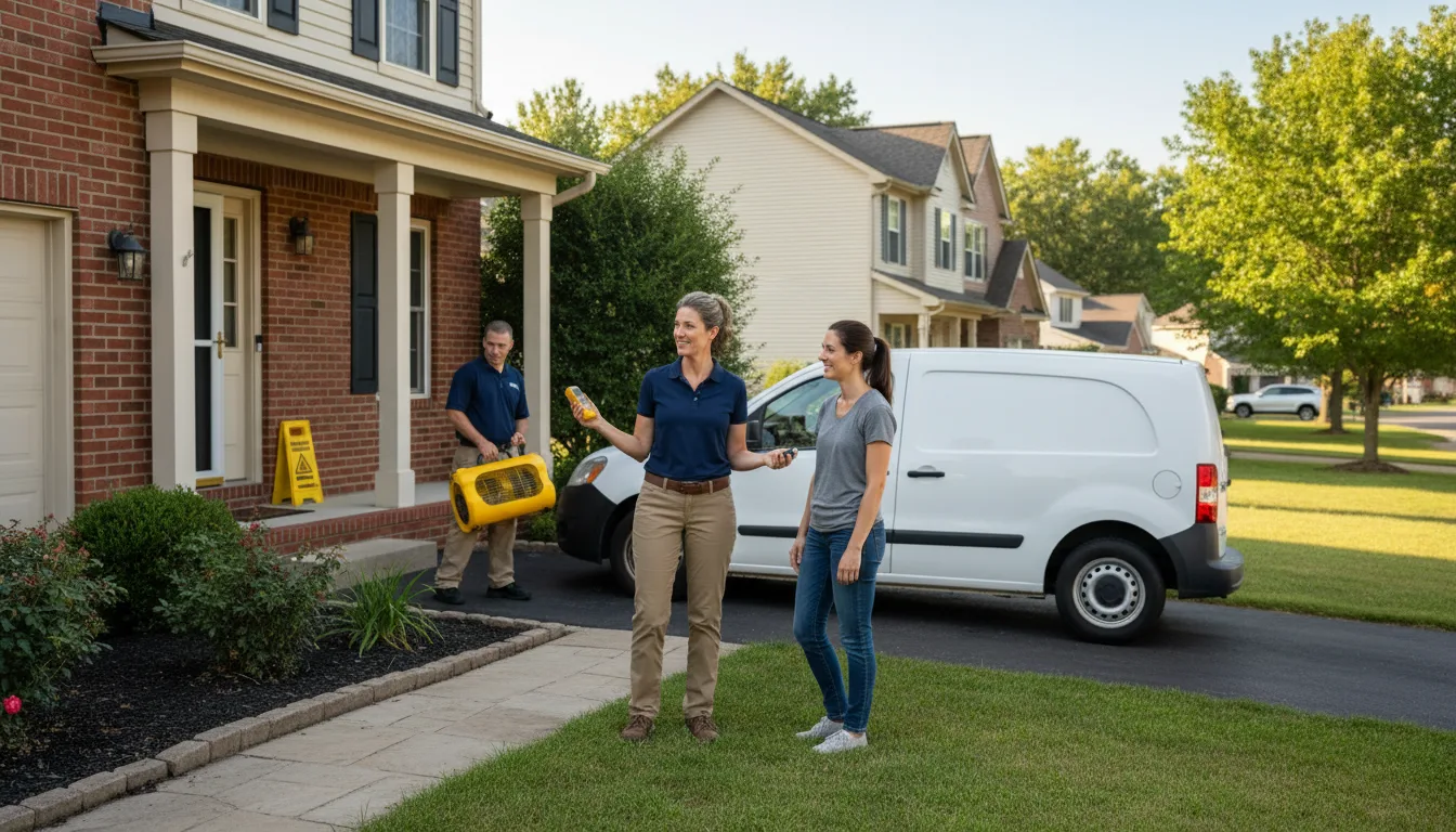 Residential water damage restoration in Frenchboro, ME